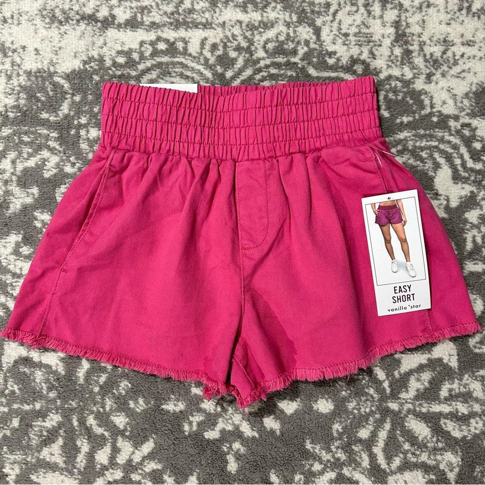 Vanilla Star Easy Pull On Shorts, Size XS, Pink NEW MSRP $38